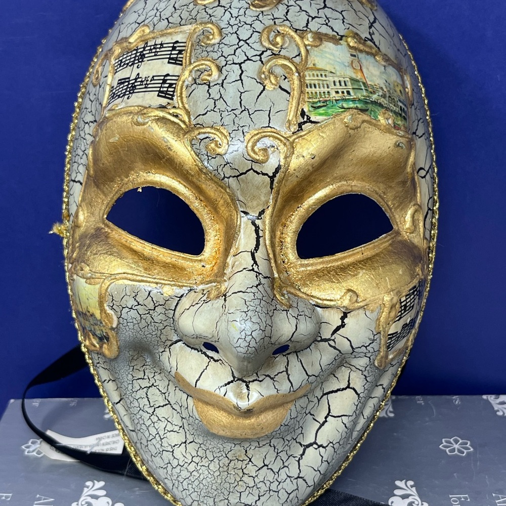 Venetian Masquerade Mask Gold Silver Costume Halloween